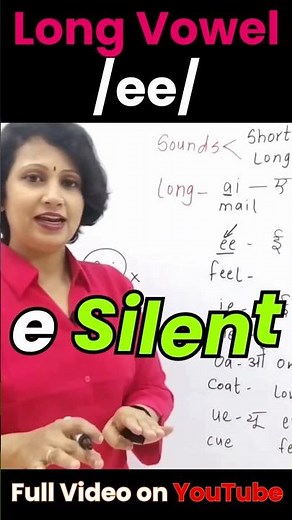 Long Vowel ee 🤔 | Learn Phonics | Teaching Phonics Sound by Richa Mehta Education #shorts