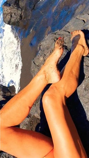 🌞🌊🌴😍🥰😇 Relax & Enjoy: Foot Games on the Beach 20.1 - Playa Jardin, Puerto de la Cruz,Tenerife 🌞🌊🌴😍🥰😇
