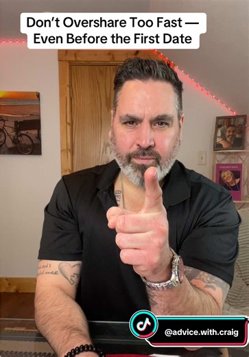 Don’t Overshare Too Fast, Even Before the First Date!#advicewithcraig #datingsafetytips #preparednotscared #widow #healthyboundaries