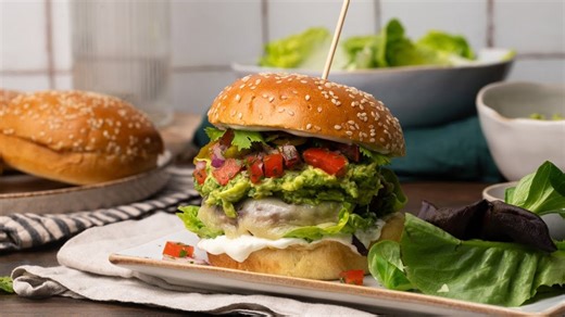 Beef And Bean Nacho Burgers Recipe