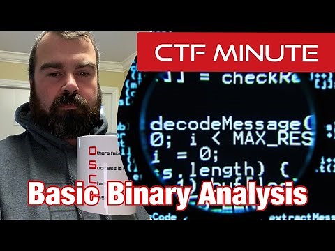 CTF Minute Episode 4: Basic Binary Analysis to own CTF's