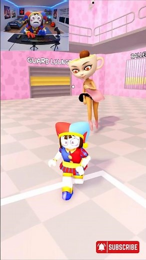 POMNI ESCAPES BALLERINA CAPPUCCINA PRISON RUN… 😱 (Roblox Obby)