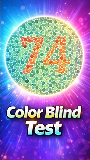 Color Blindness Check with Hidden Numbers by VMC Medical