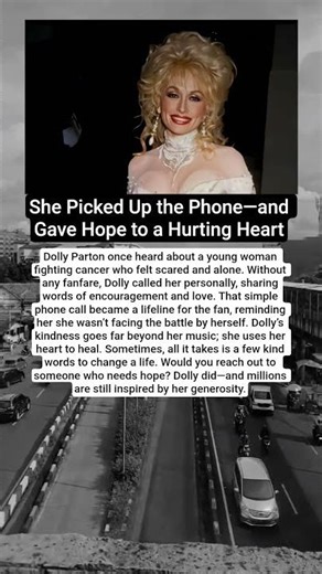 Dolly Parton Made One Quiet Phone Call — and Changed a Dying Fan’s Life Forever