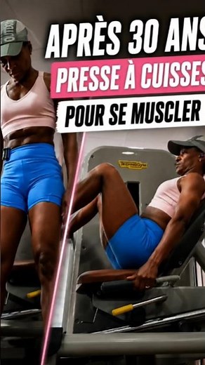 Pourquoi je fais la presse à cuisses après 30 ans💪🏾