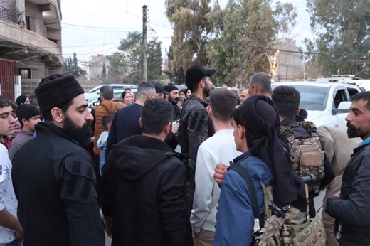 Qamishlo residents welcome fighters after prison siege