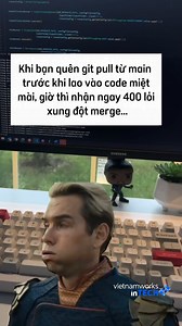 Đã đến lúc git rebase lol #programmerhumor #frontenddeveloper #backenddeveloper #codingmemes #j4f | VietnamWorks InTECH