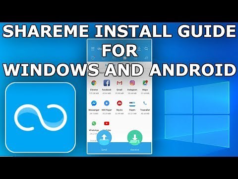 ShareMe for Android and Windows Installation Guide 2019