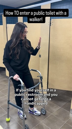 28K views · 1.3K reactions | How to Enter a public toilet with a...