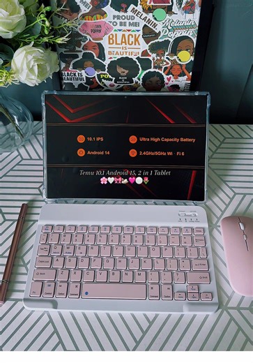 Affordable & Aesthetic Pink Tablet from Temu