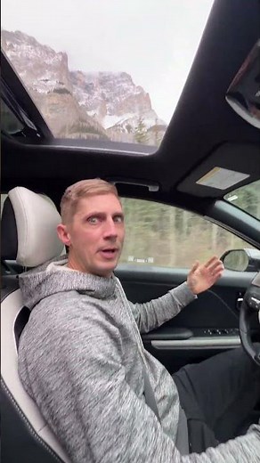 Driving to the Canadian Rocky Mountains in the winter #ad