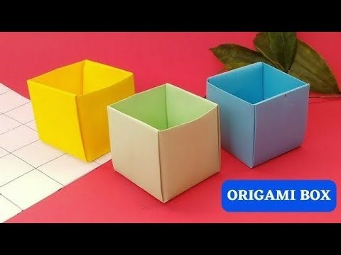 Cute Mini Paper Box making// Easy Paper craft