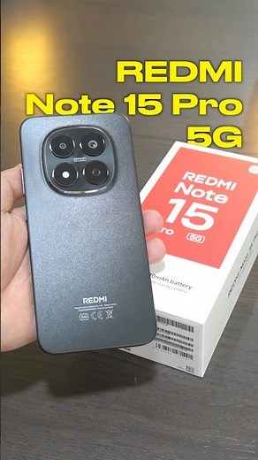 REDMI Note 15 Pro 5G Unboxing (ASMR) + Mobile Legends Test