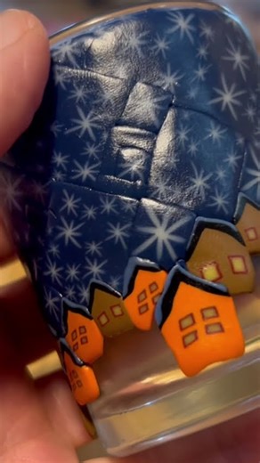 Polymer Clay Candle Holder (use LED candle)