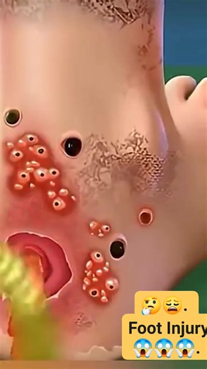 263K views · 840 reactions | Foot injury infection treatment | #reel #animation #trending #reels #satisfying #shorts #asmr | Akhilesh Yadav | Facebook