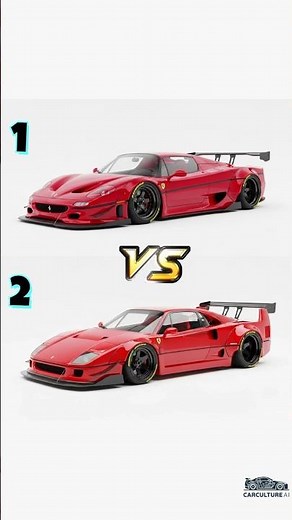 Ferrari F40 vs. F50 ?