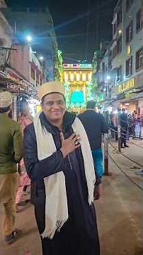 Urs E Khawaja Garib Nawaz Mein Hazri 😍 #muzaffarruhani #shorts