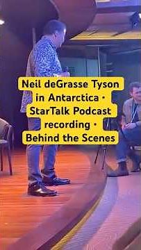 StarTalk podcast live recording in Antarctica! Neil deGrasse Tyson | William Shatner | Scott Kelly