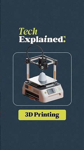 Here's How a 3D Printer Works | Tech Explained | Additive Manufacturing #shorts