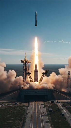 Giant missile launch simulation #youtubeshorts