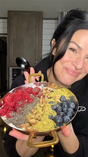 🍂🥣 Horchata Yogurt Bowl ‪@MariGoldFoods‬ #highproteinmeals #collagen #horchata