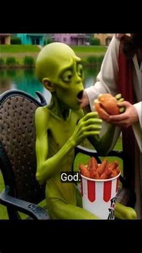 Jesus Christ and alien ✝️#usa #jesus #shorts