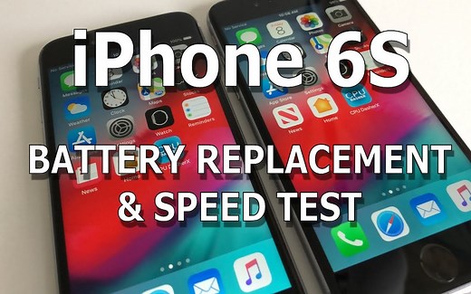 给iPhone 6S 换新电池再做对比测试 (iOS 12.1.4 vs iOS 12.2 Beta 4)