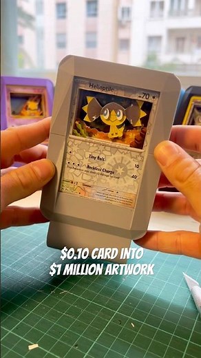 Was it worth it? 🤔 3D Pokemon Card Shadowbox #pokemoncards #pokemontcg