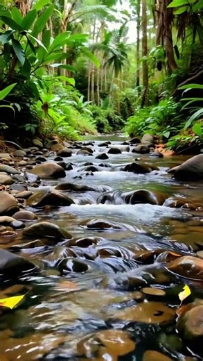 Gentle River Stream 🌿 Soothing Water Sounds for Deep Relaxation #riversounds #asmr #relax