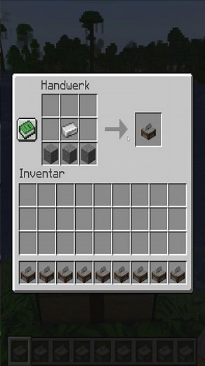 Minecraft Steinsäge Craften Tutorial