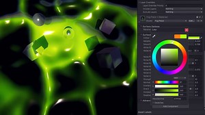 unity 水面shader 黏稠质感带有光泽示例