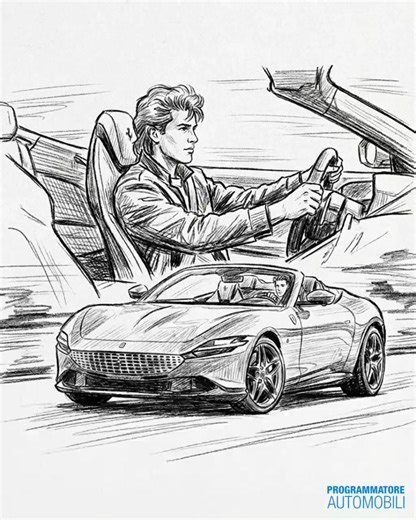 Gary Q. on Instagram: "Take on me one more time #80s #aha #takeonme #ferrari #ferrariroma"