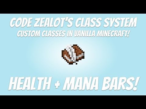 Health and Mana Bars in Minecraft 1.13 | Bossbars | Bossbar Health Bar | Mana Bar Minecraft