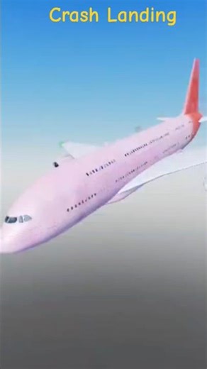 Cabin crew simulator Airbus A380 Crash landing Roblox Peppa pig airlines #crash #ccs #roblox #shorts