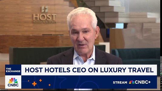 Host Hotels CEO on travel demand: Luxury has been outperforming for a while