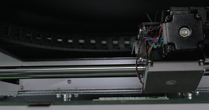 Internal print mechanism of 3D printer