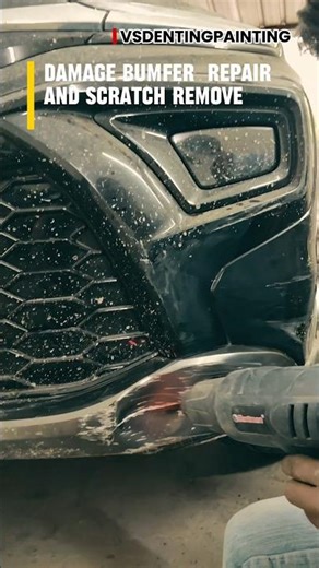 DAMAGE BUMFER REPAIR AND SCRATCHS REMOVE 🚗 | @VSDENTINGPAINTING | #toyota | #🚗 #repairing