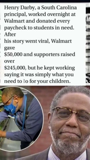 Principal works nights at Walmart to help kids ❤️ Viral surprise raised $295K+ 🙌🔥