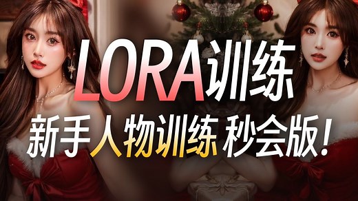 目前B站最详细最全面的LoRA训练教程 建议想学lora训练的的同学死磕这个视频 30分钟速通人物角色形象、风格与特定服装的LoRA训练，