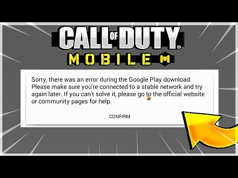 HOW TO FIX "THERE WAS AN ERROR DURING THE GOOGLE PLAY DOWNLOAD" FOR COD MOBILE ON GAME LOOP!