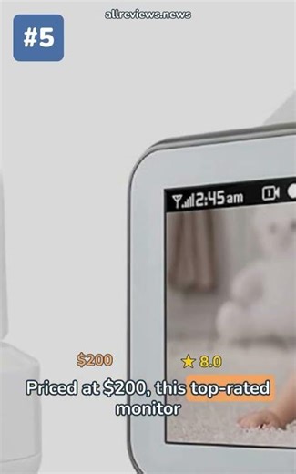 Top 6 Best Baby Monitors 2026 (Part 1 of 2) #shorts