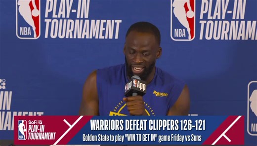 Draymond responds:"To hear one of the greats say that about me...that's special. That's why you do it. You want respect from your peers. That guy took a defensive player of the year award away from me...he's a man of few words. I don't think there's a player in the NBA that does not respect Kawhi Leonard"