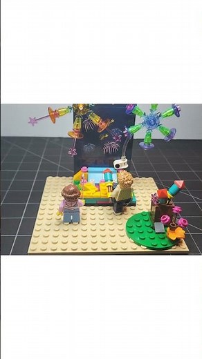 Lego Fireworks Explosion