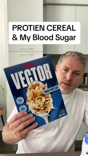 High protein, vector cereal and my blood sugar. #bloodsugar #insulinresistance #prediabetes #glucose #insulinresistant1 | Emir Berke Zincidi