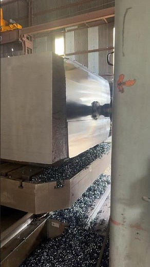 Boring mill block machining #engineering #mill #cnc