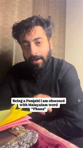Aakash Singh on Instagram: "I am Punjabi and obsessed with Malayalam word Phaaaa #kerala #malayalam #phaa #reelsinstagram #reelsindia #aakashsinghpadam"