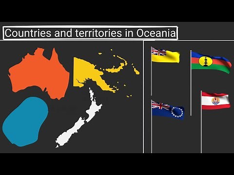 Countries and territories in Oceania