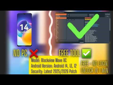 Blackview Wave 8C FRP Bypass Android 14 | No PC Method Failed? Use This!