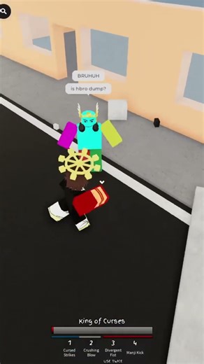 BRO FELL FOR THE OLDEST TRICK IN THE BOOK #jujutsushenanigans #roblox #jjkgame #robloxedit #jjs