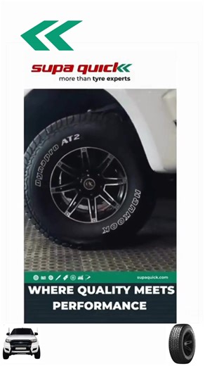 Quality tyres because your vehicle deserves the best 🏎️#tyres #supaquick #drivesafe